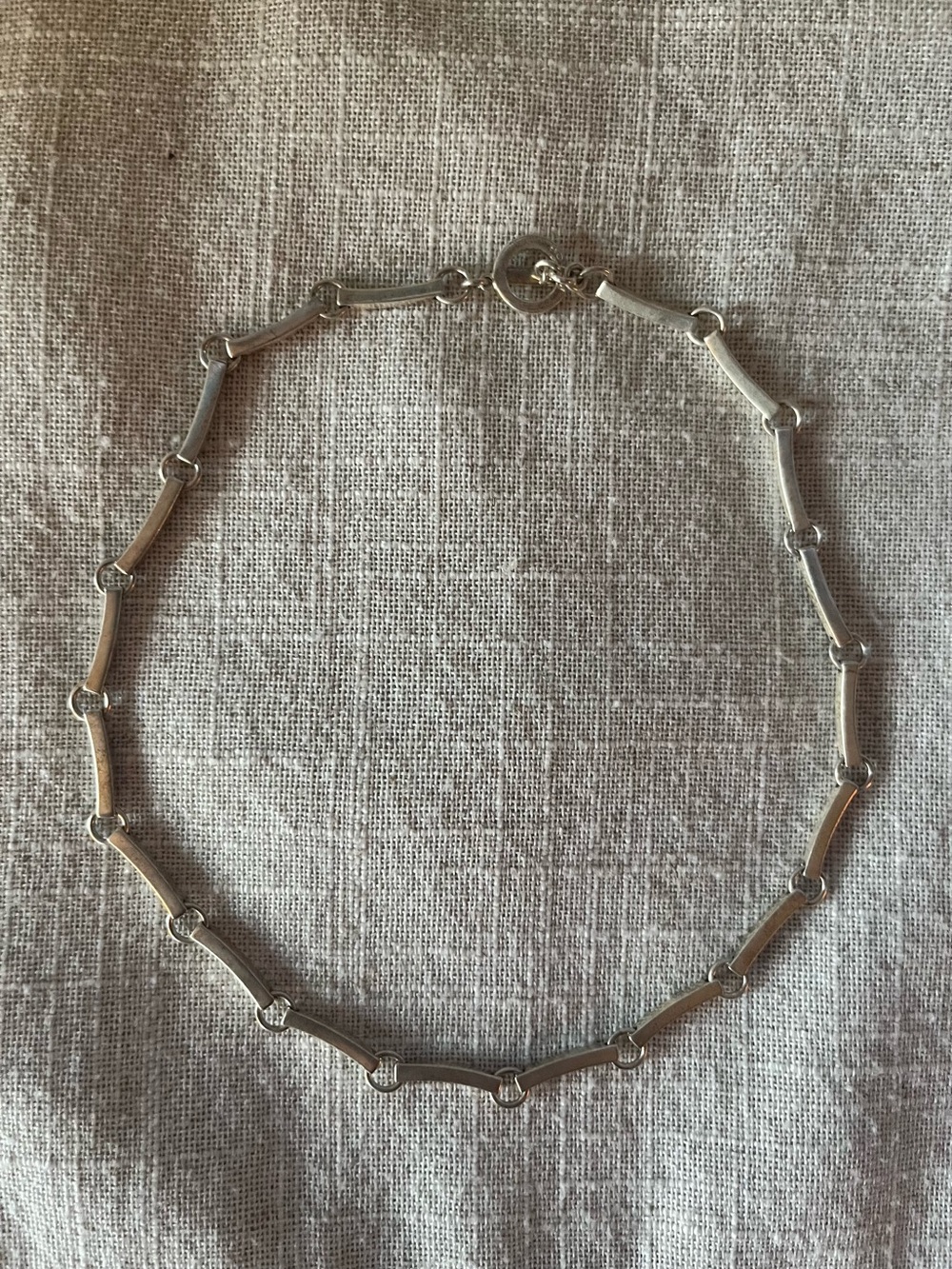 Silver Coach Necklace